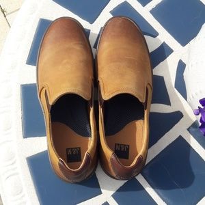 Leather Johnston&Murphy men's slip-ons.